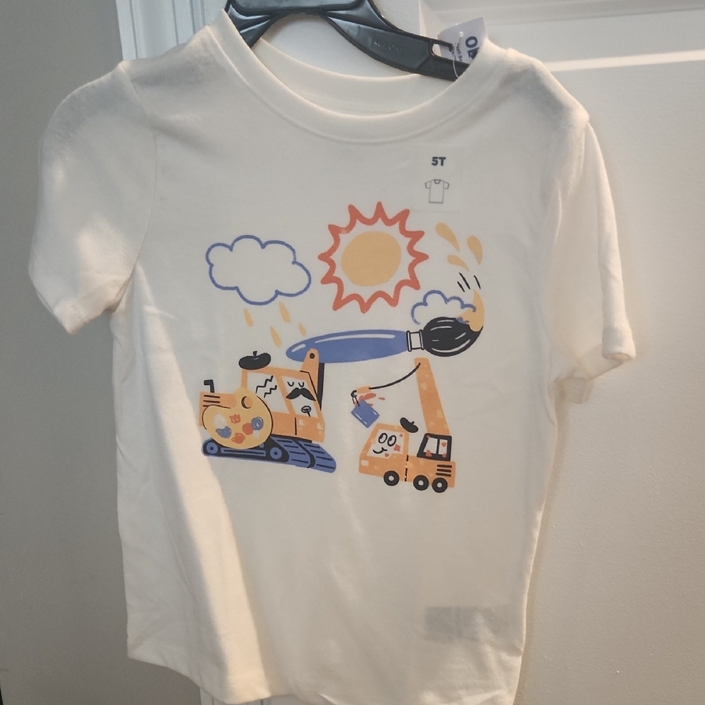 Kids Construction Graphic T-Shirt